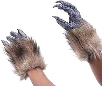 Amazon.co.jp: コスプレ 手袋 ハロウィン 衣装 狼手袋 オオカミ